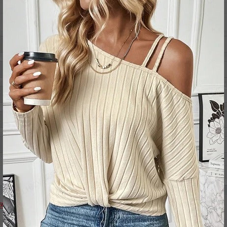 Trui off-shoulder