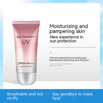 Zonnebrandcrème SPF50 Isolatie UV-bescherming Zomer