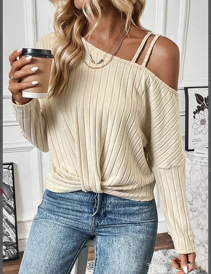 Trui off-shoulder