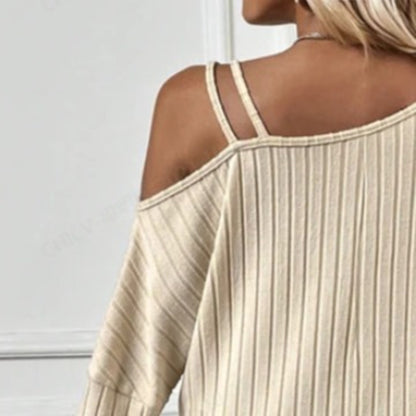 Trui off-shoulder
